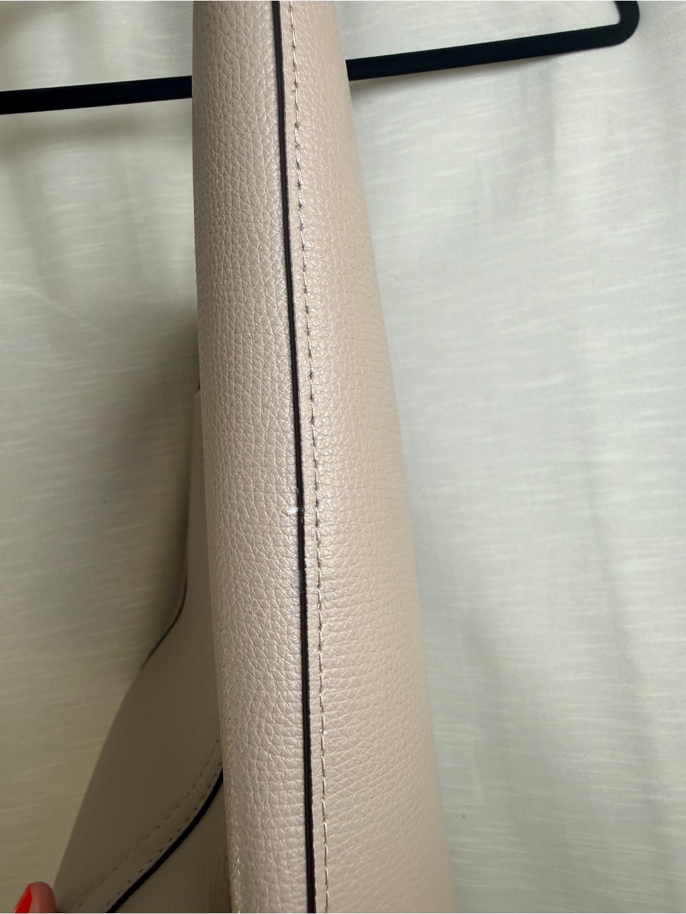 Kate Spade New York Cara Large Tote Gray Pebbled Leather Shoulder Bag - Picture 13 of 17